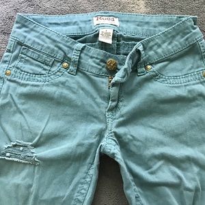 Turquoise Jeans